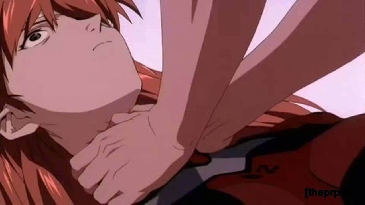 ¿Qué es lo ultimo que le dice Asuka a Shinji al final de la serie (The end of Evangelion)?