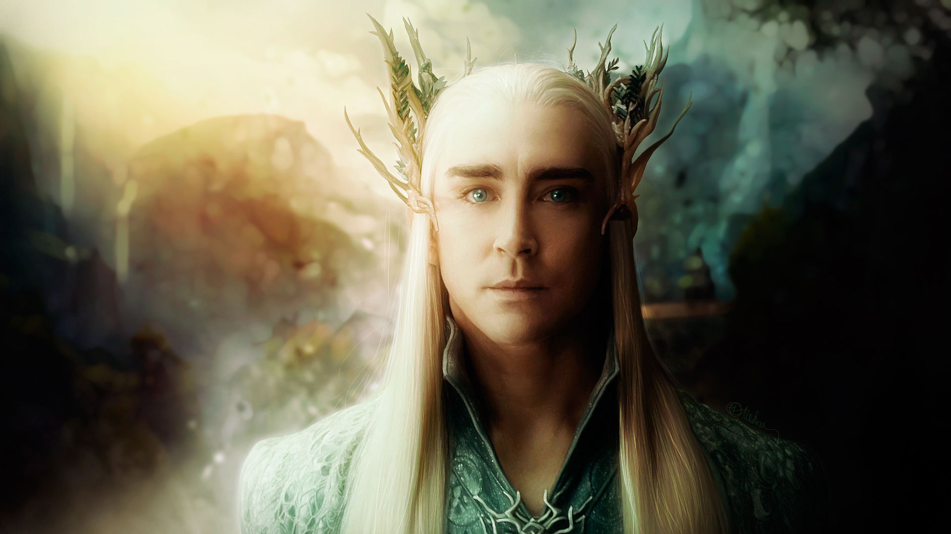 ¿Como se llama el rey de los elfos del bosque negro?