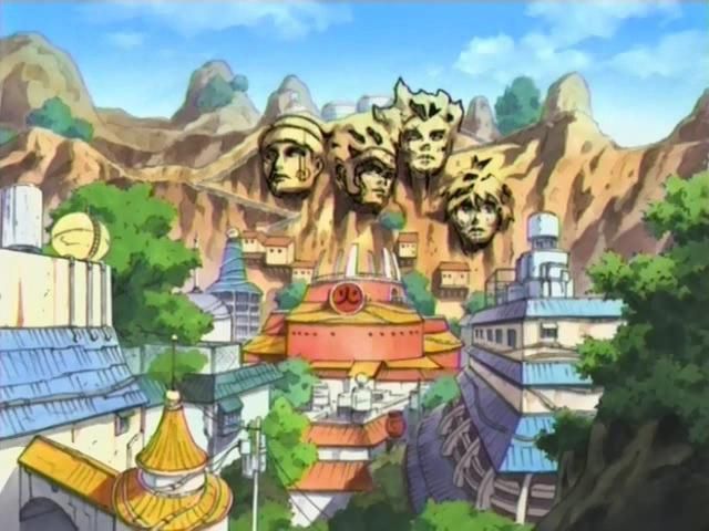 En el último capítulo ¿A qué cabeza, del monumento de los Hokages, mira Naruto antes de irse con Jiraiya?