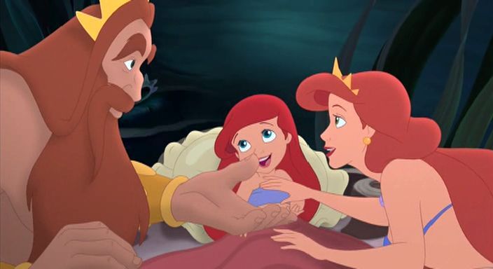 En la Sirenita 3, ¿Cómo se llama la Madre de Ariel?