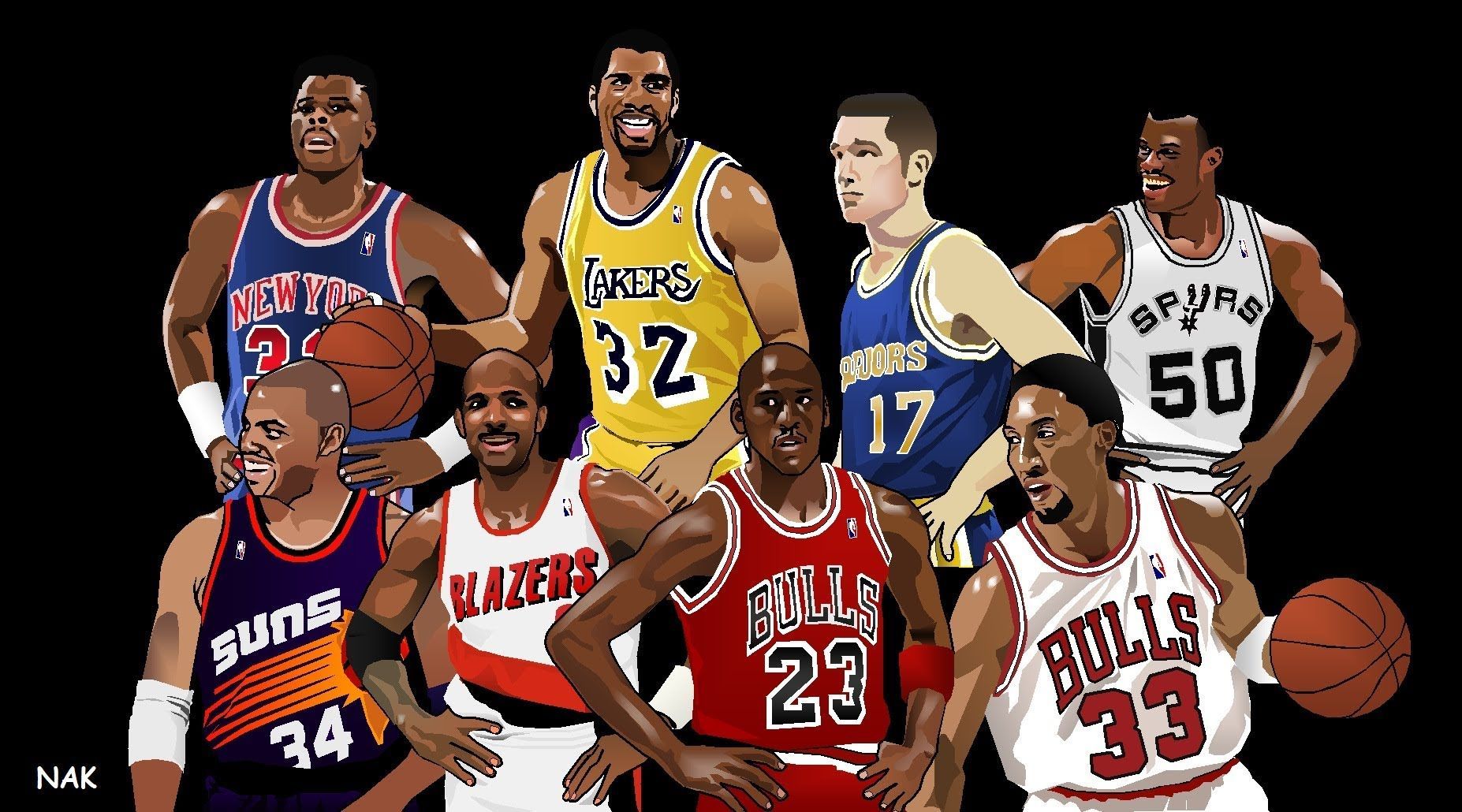 Viralízalo / ¿Sabrías Reconocer A Estas Leyendas De La NBA?