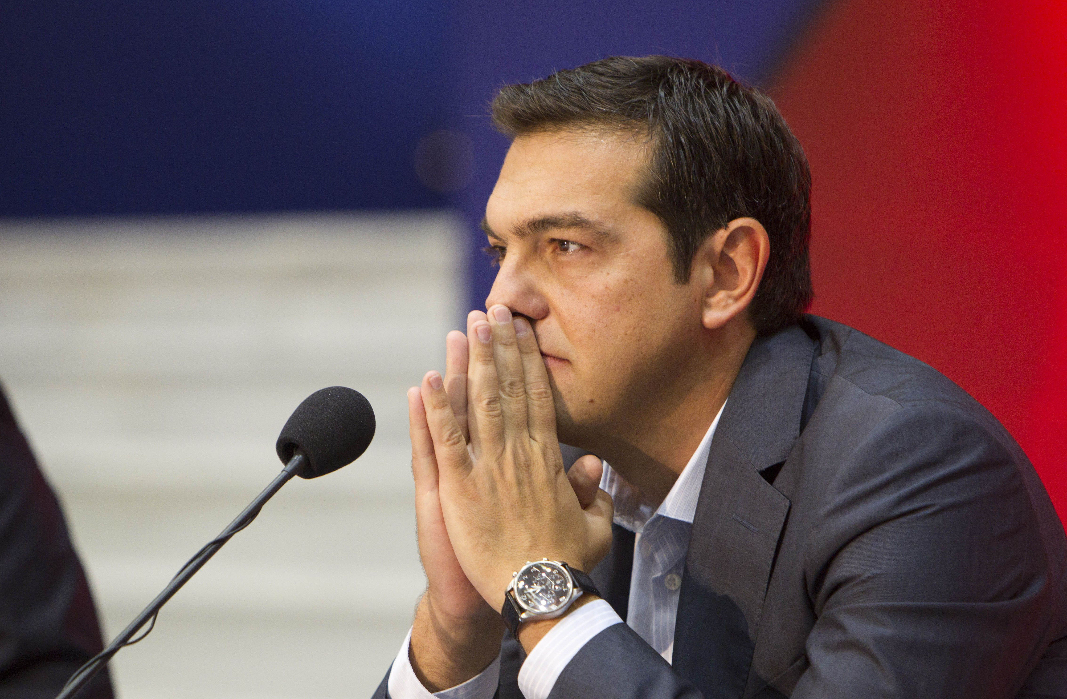 Y bueno, un dirigente más pequeño pero muy comentado en los últimos meses: Alexis Tsipras.