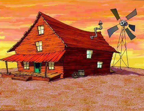 ¿A qué dibujos animados pertenece esta casa?