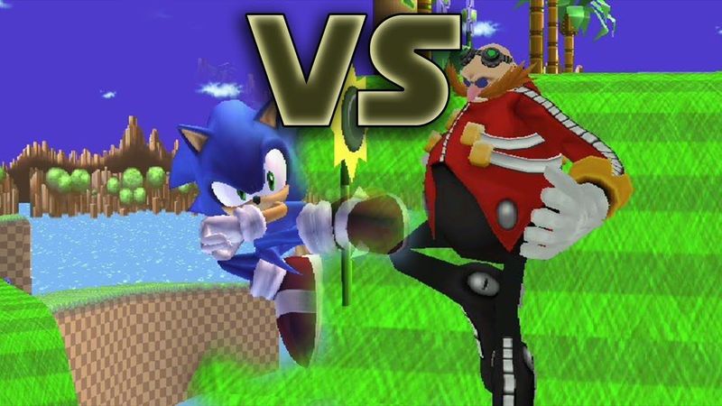 (Sonic the hedgedog) Sonic VS Dr. Eggman