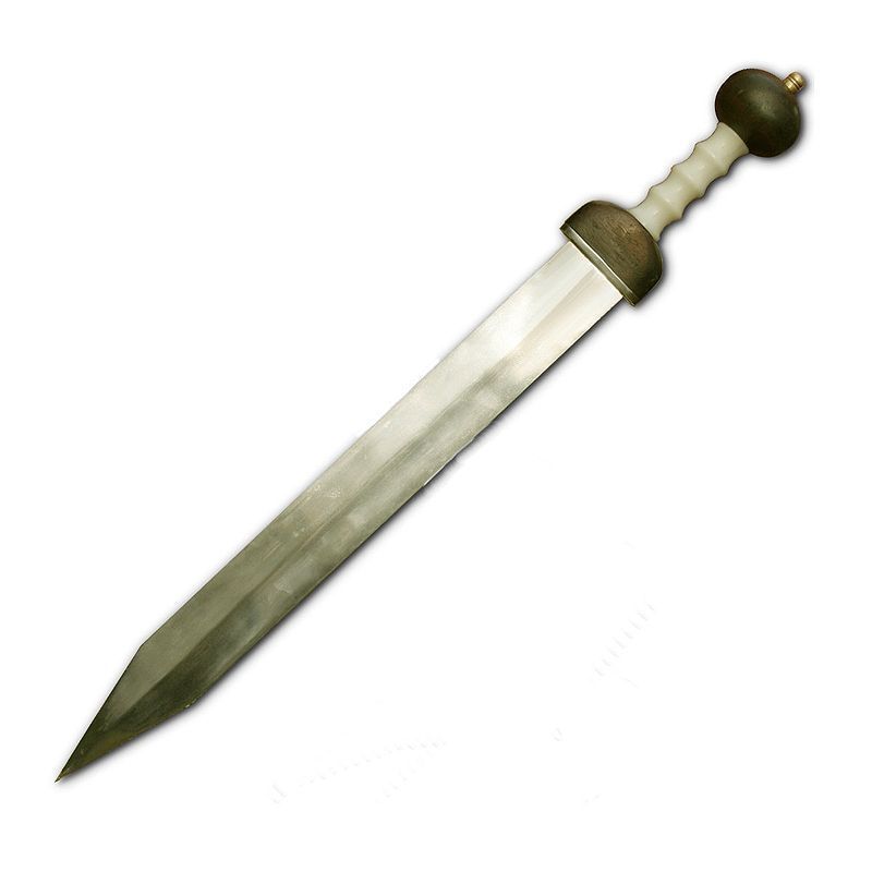¿Cómo se llamaba la espada usada por el legionario romano?