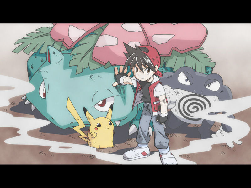 ¿Cuál de estos pokemon no ha sido capturado por Red?