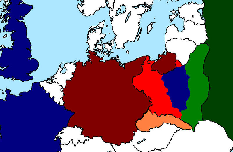 La URSS ha querido repartirde contigo Polonia. Francia y el Reino Unido te han declarado la guerra...