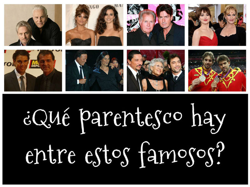 22501 - ¿Qué parentesco hay entre estos famosos?