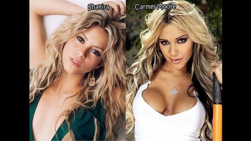 24344 - Famosas con su Doppelganger Pornostar Parte 2