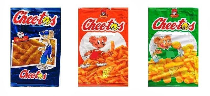 ¿Comiste muchos cheetos cuando sus personajes eran ratones y no el actual felino con gafas oscuras, recuerdas sus nombres?