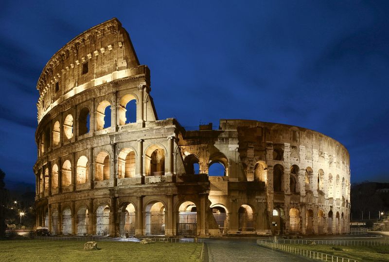 El Coliseo, Roma, Italia.