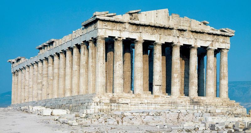 El Partenón, Atenas, Grecia.