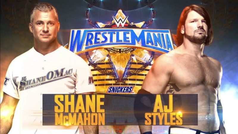Shane McMahon vs. AJ Styles