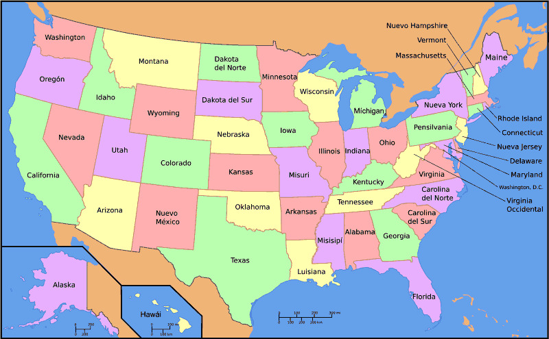 29642 - ¿Cuánto sabes de los estados de Estados Unidos?