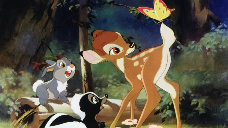 ¿En qué se inspiraron para dibujar a Bambi?