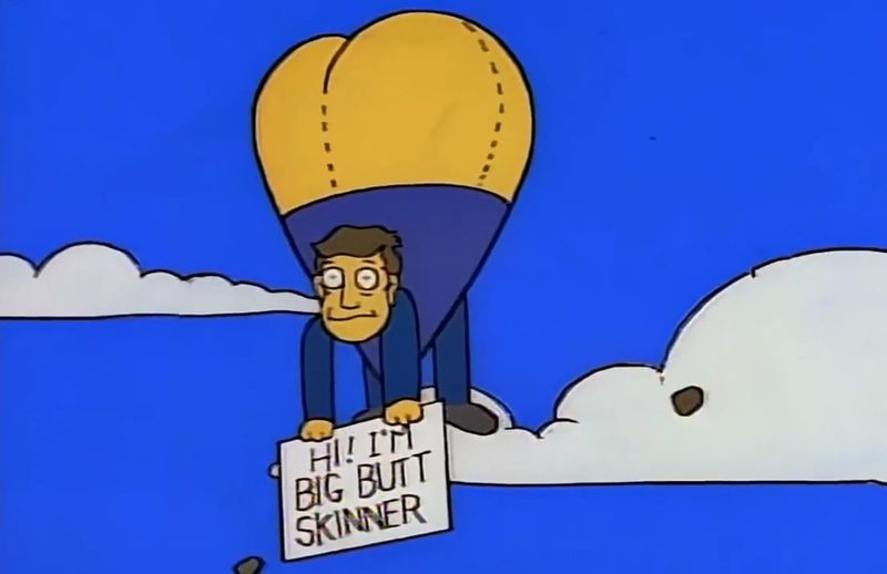 Bart ha hecho una globo muy gracioso del director Skinner. ¿Qué sucede en este capítulo?