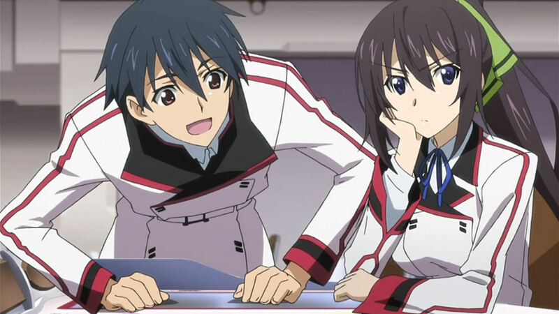 infinite stratos kiss anime ru